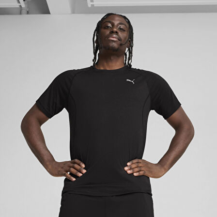 Puma Run Tri-Blend Siyah Erkek Tişörtü 52660301