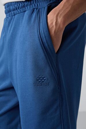 TOMMY LIFE Parlament Pamuklu Kalın Yumuşak Dokulu Comfort Fit Basic Erkek Şort - 81260