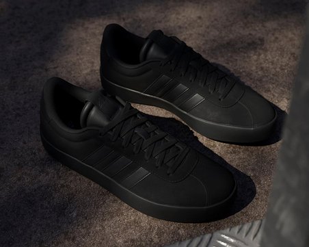 Adidas VL COURT 3.0 Erkek Günlük Ayakkabı Siyah ID9184