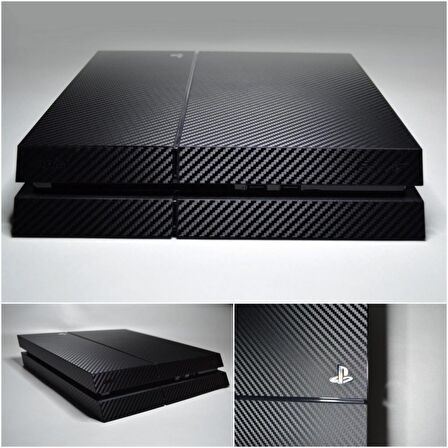 PlayStation 4 Siyah Carbon Fiber Kaplama Takımı Çınar Extreme 