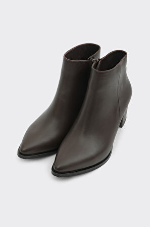 Hakiki Deri Topuklu Kadın Bot