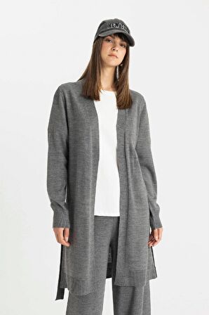 DeFacto Regular Fit Şal Yaka Basic Hırka Z9026AZ24WNGR394