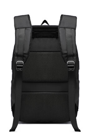 15,6 İnç Laptop Bölmeli, Ortopedik Sırt Destekli Su Geçirmez Erkek Sırt Çantası Ctv8680 Siyah