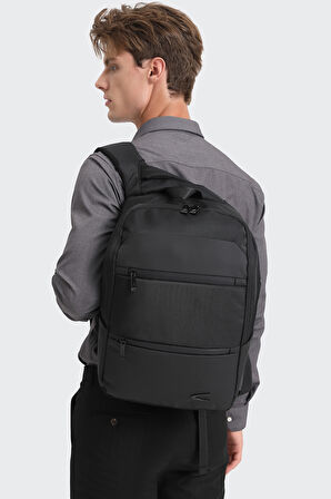 15,6 İnç Laptop Bölmeli, Ortopedik Sırt Destekli Su Geçirmez Erkek Sırt Çantası Ctv8680 Siyah