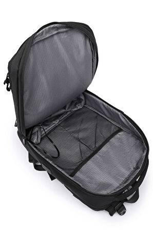 17,3 İnç Laptop Bölmeli, Ortopedik Sırt Destekli Su Geçirmez Erkek Sırt Çantası Ctv8682 Siyah