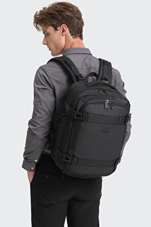 17,3 İnç Laptop Bölmeli, Ortopedik Sırt Destekli Su Geçirmez Erkek Sırt Çantası Ctv8682 Siyah