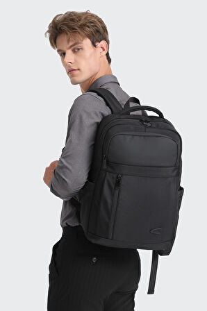 15,6 İnç Laptop Bölmeli, Ortopedik Sırt Destekli Su Geçirmez Erkek Sırt Çantası Ctv8679 Siyah