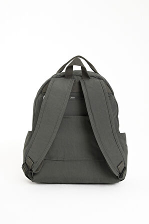 Çok Cepli Kadın Sırt Çantası Orta Boy Günlük HV3059 Koyu Gri