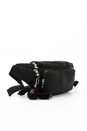 Çok Cepli Bel Çantası Günlük HV3043 Siyah