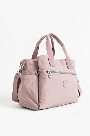 Çok Cepli Çapraz Askılı Kadın Omuz Çantası Küçük Boy Günlük HV7000 Açık Mor