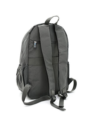 Çok Cepli Kadın Sırt Çantası Büyük Boy Okul ve Günlük HV3016 Koyu Gri