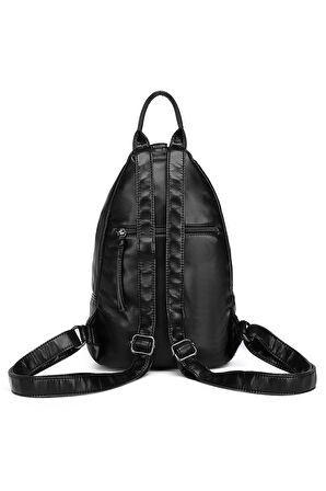 Barcelona Günlük Spor Küçük Boy Kadın Sırt Çantası 1639 Siyah