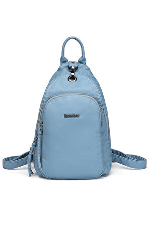 Barcelona Günlük Spor Küçük Boy Kadın Sırt Çantası 1639 Jeans Mavi