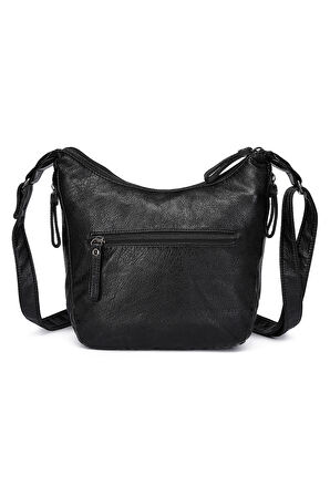 Barcelona Günlük Çapraz Askılı Kadın Postacı Çantası 1896 Siyah