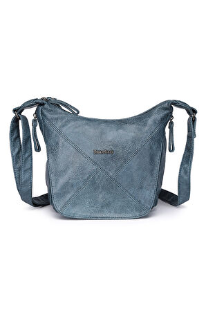 Barcelona Günlük Çapraz Askılı Kadın Postacı Çantası 1896 Buz Mavi