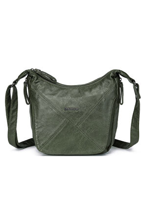 Barcelona Günlük Çapraz Askılı Kadın Postacı Çantası 1896 Yeşil