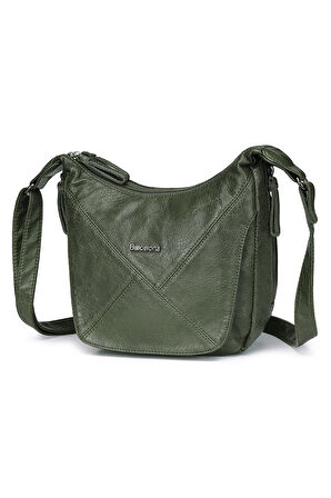 Barcelona Günlük Çapraz Askılı Kadın Postacı Çantası 1896 Yeşil