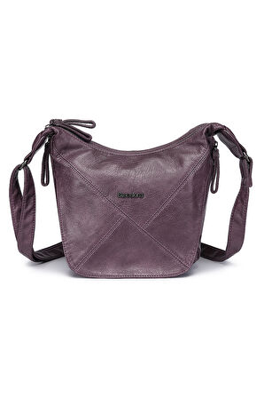 Barcelona Günlük Çapraz Askılı Kadın Postacı Çantası 1896 Mürdüm