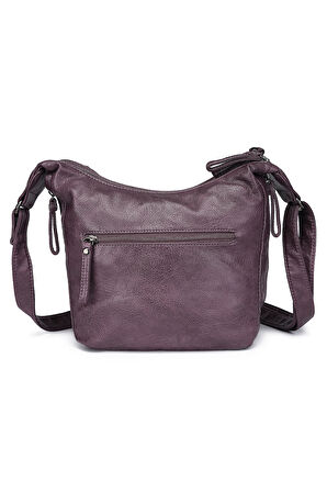 Barcelona Günlük Çapraz Askılı Kadın Postacı Çantası 1896 Mürdüm