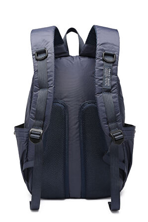 Smart Bags Büyük Boy Laptop Bölmeli Günlük ve Okul İçin Uygun Su Geçirmez Sırt Çantası 8714 Lacivert