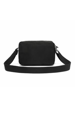 Smart Bags Günlük Küçük Boy Su Geçirmez Hafif Krınkıl Kumaş Kadın Omuz Çantası Siyah