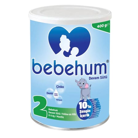 Bebehum 2 Numara Teneke Devam Sütü 6-9 Ay 400 gr