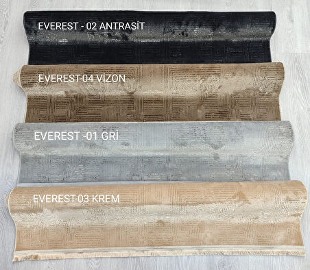 Decoser Everest Koleksiyonu Kadife Dokuma Halı DH04 Vizon