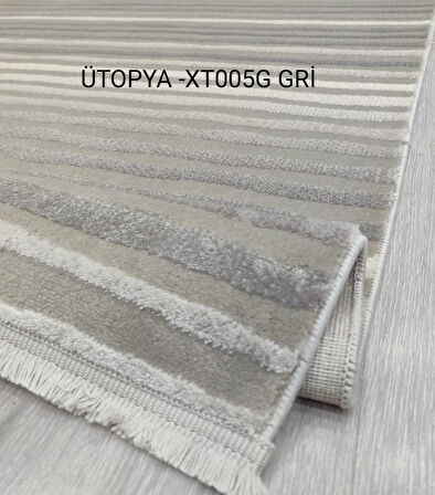 Decoser Ütopya Koleksiyonu Dokuma Halı DH005G Gri