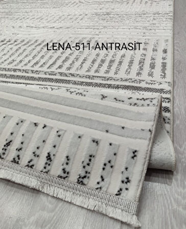 Decoser Lena Koleksiyonu Dokuma Halı DH511 Antrasit