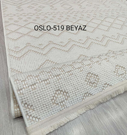 Decoser Oslo Koleksiyonu Dokuma Halı DH519 Beyaz