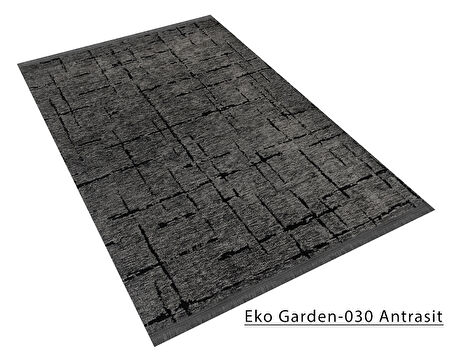 Decoser Garden Koleksiyonu Dokuma Halı DH030 Antrasit