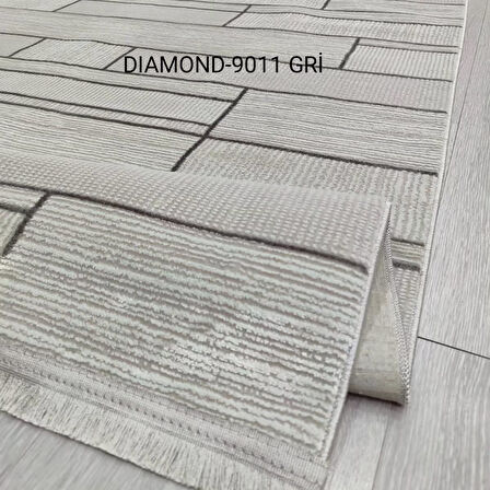 Decoser Diamond Koleksiyonu Dokuma Halı DH9011 Gri