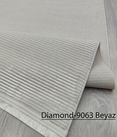 Decoser Diamond Koleksiyonu Dokuma Halı DH9063 Beyaz