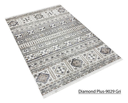 Decoser Diamond Plus Koleksiyonu Dokuma Halı DH9029 Gri