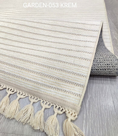 Decoser Garden Koleksiyonu Dokuma Halı DH053 Krem