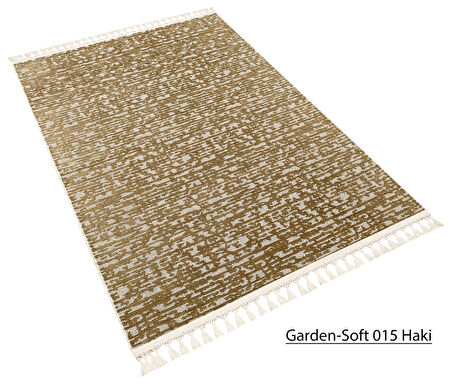 Decoser Garden Koleksiyonu Dokuma Halı DH015 Haki