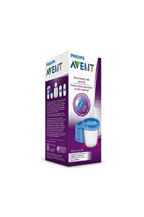 Philips Avent 5'li Süt Saklama Kapları