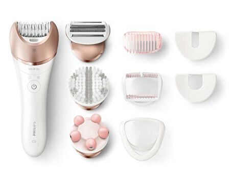 Philips BRE650/00 Satinelle Prestige Kablosuz Şarjlı ıslak kuru epilatör
