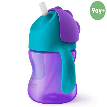 Philips Avent Desenli Pipetli Bardak Kız 200 ml SCF796/02
