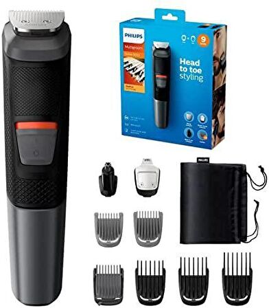 Philips MG5720 8 Başlıklı Kablosuz Kuru Saç-Sakal-Burun 9 in 1 Çok Amaçlı Tıraş Makinesi 