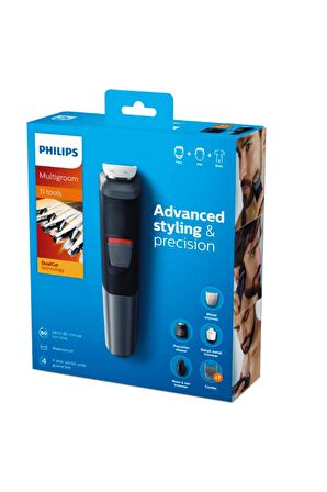 Philips MG5730/15 11 Başlıklı Kablosuz Islak/Kuru Saç-Sakal-Burun Çok Amaçlı Tıraş Makinesi 