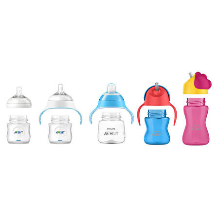 Philips Avent 300 ml Desenli Pipetli Bebek Alıştırma Bardağı