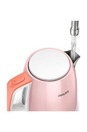 HD9348/58 Daily Collection 1680W Su Isıtıcı Kettle Pembe