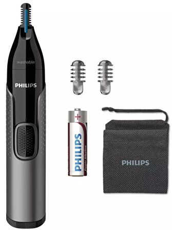 Philips NT3650 3 Başlıklı Kablosuz Islak/Kuru Burun-Kulak Tüy Alma Makinesi 