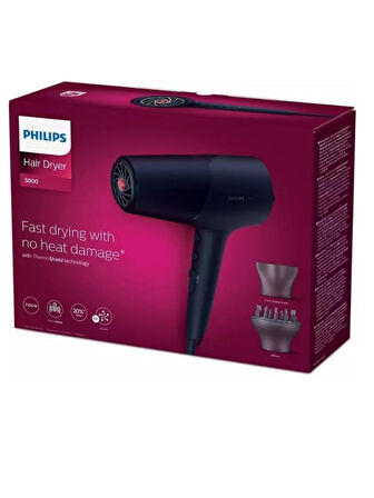 Philips BHD510/10 2300 W İyon Özellikli Saç Kurutma Makinesi, D103 Lila Şarjlı Diş Fırçası 2'li Set