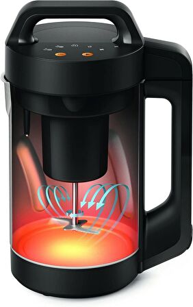 Philips HR2203/80 Isıtmalı Blender Çorba Yapma Makinesi Paslanmaz Çelik 1,2 L 1000 W