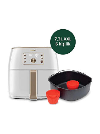 Philips Airfryer XXL HD9870/20 Premium 7.3 lt Yağsız Fritöz Outlet