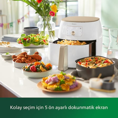 Philips Airfryer XXL HD9870/20 Premium 7.3 lt Yağsız Fritöz TEŞHİR