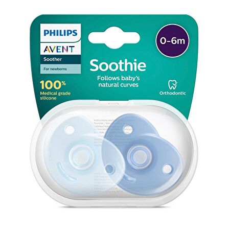 Philips Avent Soothie 2'li Emzik 0-6 Ay Erkek