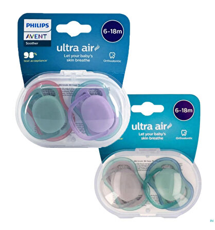 Philips Avent Emzik Ultra Air 6-18 Unisex / 4Adet